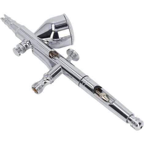 Kit de aerógrafo multifuncional de doble acción, cobre macizo, fácil manejo, aerógrafo para pintura, manualidades y maquillaje (HD180, calibre 0.2).