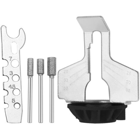 Kit de afilado para motosierra, amoladora eléctrica, juego de accesorios de pulido, cadenas de sierra, herramientas, accesorios en oferta, guía de taladro, cabezal adaptador