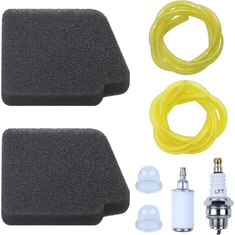 Kit de ajuste de filtro de aire LinDuxe 545146501 para Poulan BVM210VS SM210VS BVM200FE BVM210FA GBV345. Compatible con sopladores Craftsman 358794770, 358794780, 358794765. Incluye filtro combustible