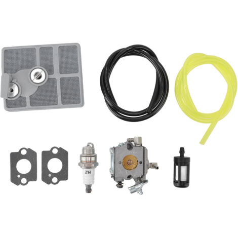 Kit de ajuste del carburador para motosierra 030AV: filtro de aire, bujía, manguera, junta (aluminio/ABS).