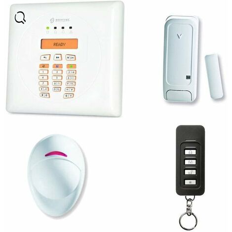 Kit de alarma inalámbrica vía radio de Bentel con unidad de control de 30 zonas BW30-K