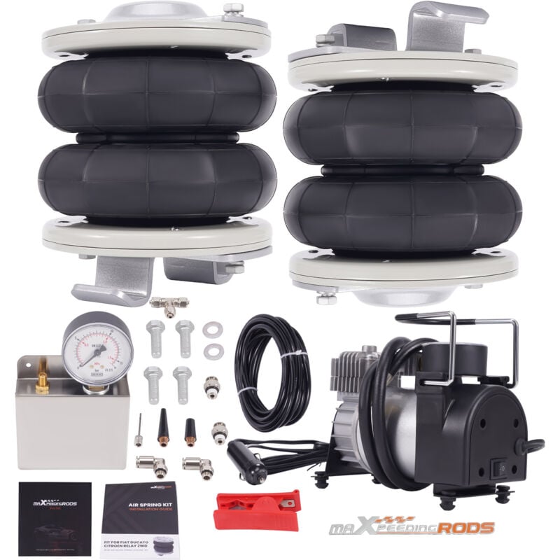 Kit de sac de suspension pneumatique compresseur for Fiat ducato 1994-2024 4ton