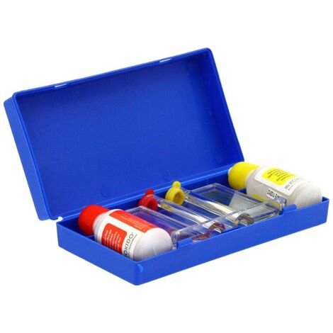 Kit de análisis líquido prueba ph y cloro piscina