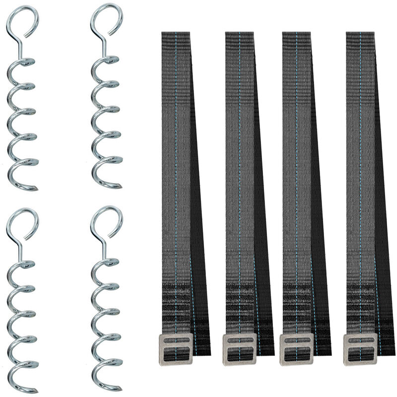 

Kit De Anclaje De Boca Para Trampolines De 250, 305, 360, 430 Cm