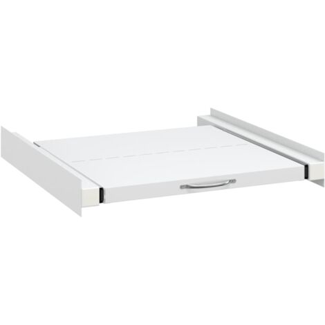 Kit de apilamiento para lavadora con estante extraíble vidaXL