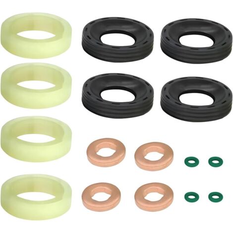 Kit de arandelas de sellado para inyector diésel, protectores de juntas tóricas, hebillas de repuesto, kit de juntas tóricas para inyector de combustible, accesorios de repuesto para automóviles y mot