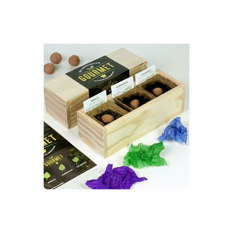 

Kit de autocultivo culinario bombas de semillas Gourmet