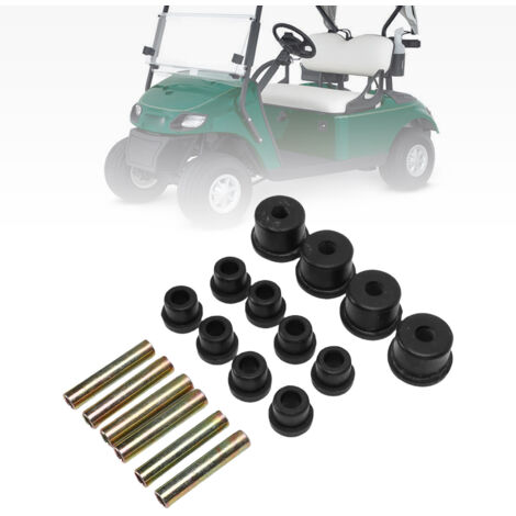 Kit de bagues de ressort arrière pour voiturette de golf 620161 : kit de remplacement de bagues et manchons de ressort à lames arrière pour voiturette de golf électrique et à essence EZGO RXV (à parti