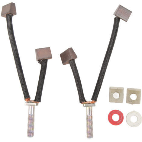 Kit de Balais de Charbon, Balais de Charbon Métalliques pour Treuil ATV de 2000 à 5000lb, Jeu de Balais de Charbon de Moteur pour Outils électriques de Réparation de Remplacement