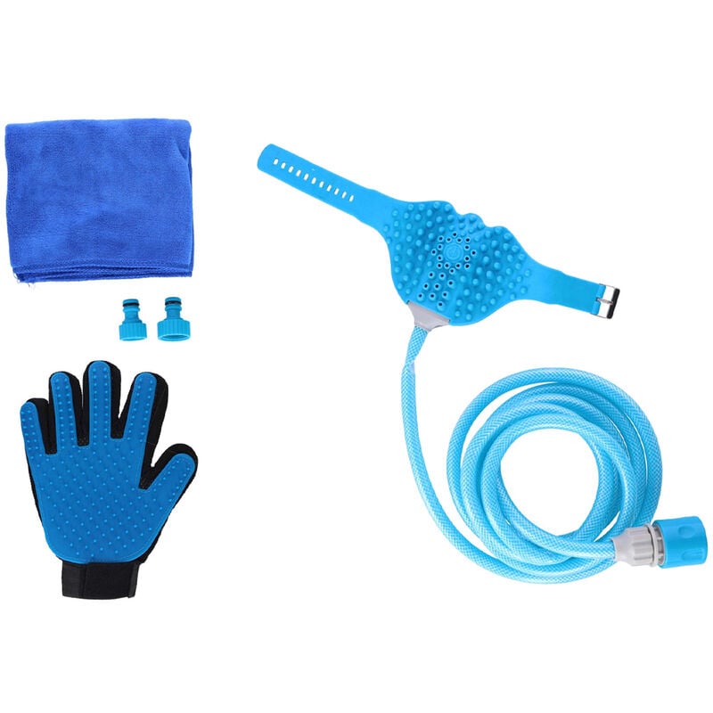 

Kit de Baño para Mascotas, Cabezal Pulverizador y Masajeador, Encendido de Click