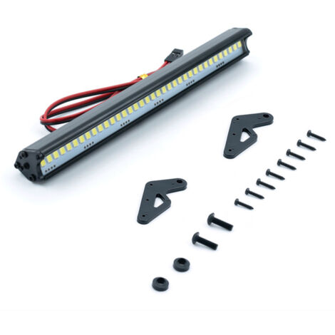Kit de barre lumineuse LED pour toit de remplacement pour voiture/camion RC crawler 1/10 Traxxas TRX4 Slash Axial SCX10 Wraith D90 Redcat Gen7 Gen8