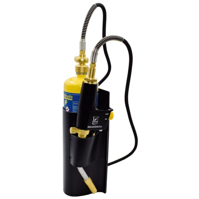 Kit de barrière anti-incendie avec bouteille non rechargeable et tuyau