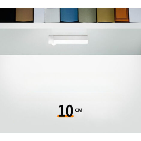Kit de base LED pour meuble avec détecteur de mouvement, intensité variable, éclairage décoratif pour la cuisine, installation sans outil, veilleuse pour bureau, compact et portable, lot de 2 - lumièr