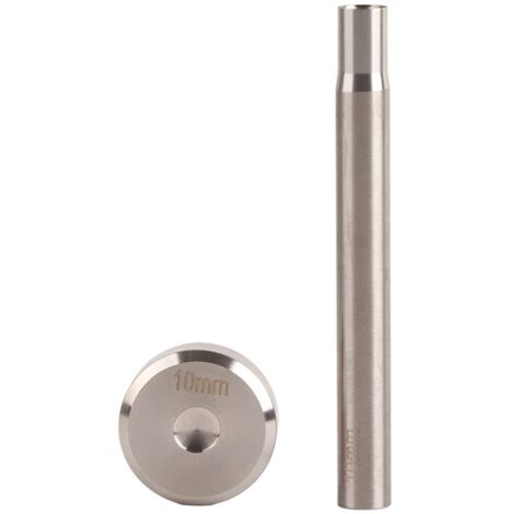 Kit de Base pour Boutons en Cuir avec Poinçon Rivet Double Face 10mm et Outil de Pose
