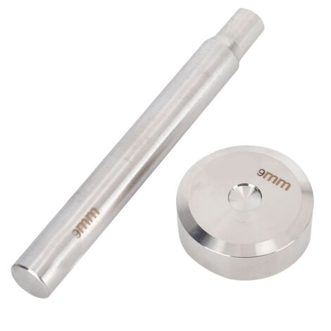 Kit de Base pour Installation de Boutons en Cuir avec Poinçon Rivet Double Face 9mm
