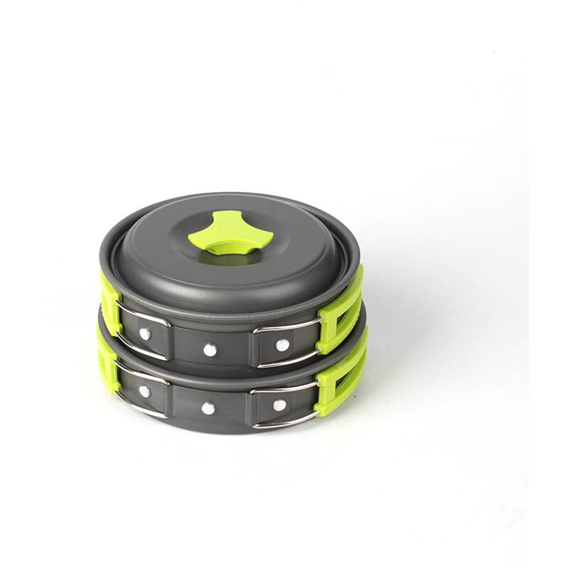 Kit de Batterie de Cuisine de Camping pour Équipement de Sac à Dos - Kit de Cuisine de Camping - Réchaud de Camping Portable et Réchaud de Sac à Dos