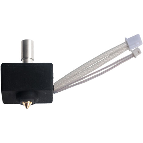 Kit de Block Chaud Extrudeur Compatible Ender 3 S1 - Bloc Aluminium, Buse Cuivre 0.4mm, Chaussette Silicone