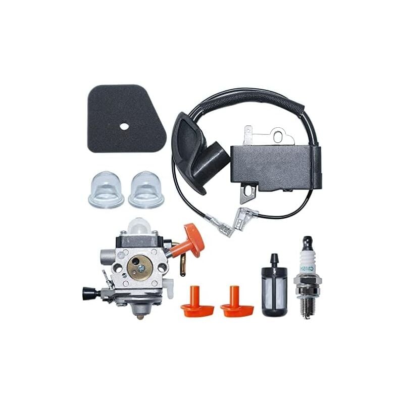 Kit de bobine d'allumage de carburateur , pour tondeuse Stihl Fs87 Fs90 Fs100 Hl100 Hl95 Km90 Km100 Km130, bobine d'allumage 41804001308, carburateur