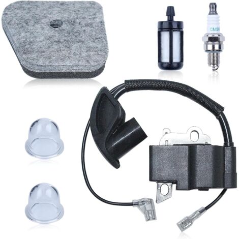 Kit de Bobine d'allumage, pour Stihl Fs90R Fs100R Fs110R Fs130R Km110R Fc90 Etc. Coupe-Bordures Mangeur Mauvaises Herbes, 4180 1302 A, MC B -
