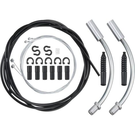 Kit de Boîtier de Câble de Frein de Vélo Comprenant 1 Jeu Ligne de Frein de Vélo, 2 V Nouilles de Frein de Vélo Tuyau de Guide de