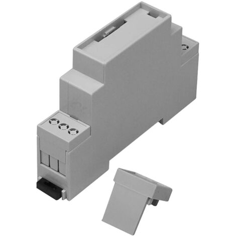 Kit de boîtier rail DIN RS PRO Couvercle plein, Dimensions 17.5 x 90 x 58mm 2 pôles ( Prix pour 1 )