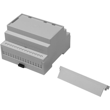 Kit de boîtier rail DIN RS PRO Couvercle plein, Dimensions 88 x 90 x 58mm 2 pôles ( Prix pour 1 )
