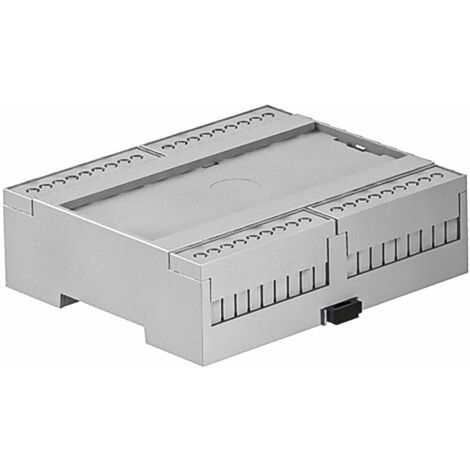 Kit de boîtier rail DIN RS PRO Couvercle plein, Dimensions 90 x 106.2 x 31.9mm 4 pôles ( Prix pour 1 )