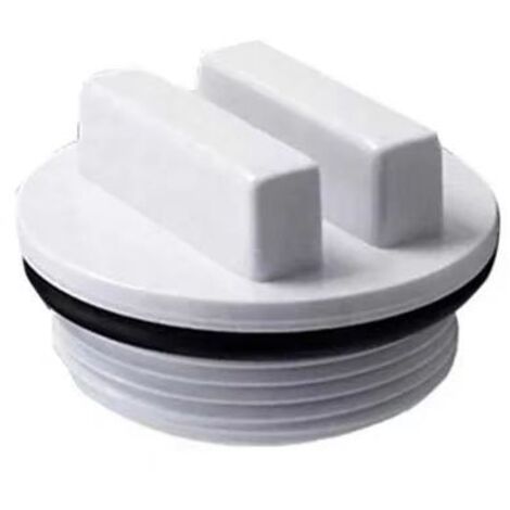 Kit de bouchons de vidange antigel pour piscine  Lot de 2 bouchons professionnels de 3,8 cm (1,5 pouce) 