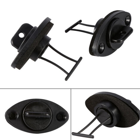 Kit de Bouchons de Vidange Universel pour Canoë Kayak Bateau avec Vis et Écrous