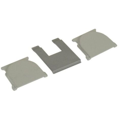 Kit de bouchons obturateurs pour serrure centrale oltre - Teinte : Argent G6 - Aspect : Satiné - FAPIM