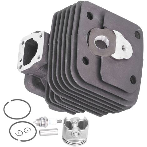 Kit de Bougie D'allumage de Piston de Cylindre de 49mm Cylindre de Fer en Alliage Installation Facile pour Les Pièces de Scie à Béton Stihl TS360 08S TS350 BG17 SG17 Scie à chaîne -Vilebrequin à Bougi