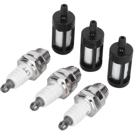 Kit de Bougies D'allumage pour Filtre  Air et Carburant pour Scie  Chane STIHL MS180 MS170 018 017 MS 180 170,Pices de Rechange pour Trononneuse,Filtre  Air + Filtre  Carburant + Bougie D'all