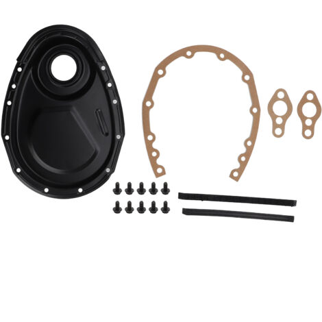 Kit de boulons d'étanchéité de joint de couvercle de chane de distribution en métal pour moteurs SBC 283 327 305 350 383 400 noir.