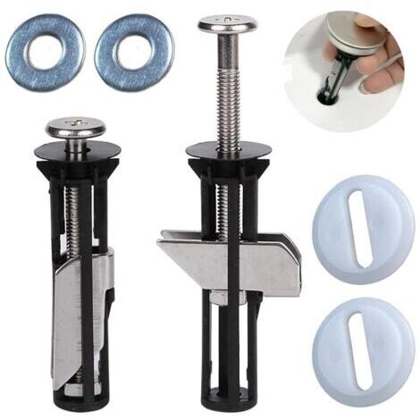 Kit de boulons universels pour abattant de toilette, vis, démontage rapide, installation facile – Pièces de rechange, accessoires d'entretien, fixation
