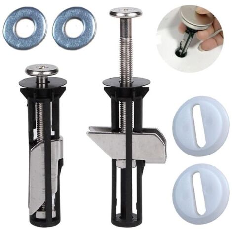 Kit de boulons universels pour abattant de toilette, vis, démontage rapide, installation facile – Pièces de rechange, accessoires d'entretien, fixation