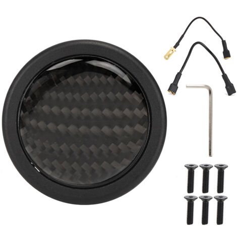 Kit de Bouton de Klaxon en Fibre de Carbone Sparco pour 6 Boulons - Pièces Auto Modifiées