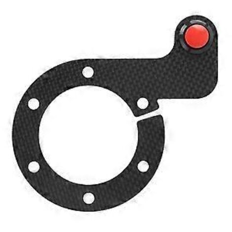 Kit de bouton de klaxon externe universel pour volant de course à 6 trous MO