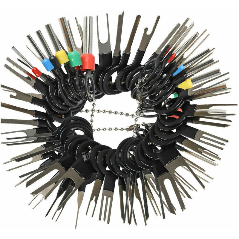 Tigrezy - Kit de broche de connecteur à sertir de câblage électrique automatique d'outil de retrait de borne de fil de 39 pièces, 39 pièces