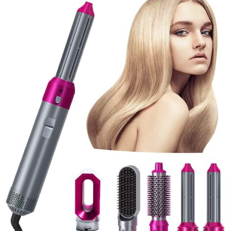 Kit de brosses à air chaud à ions négatifs 5 en 1