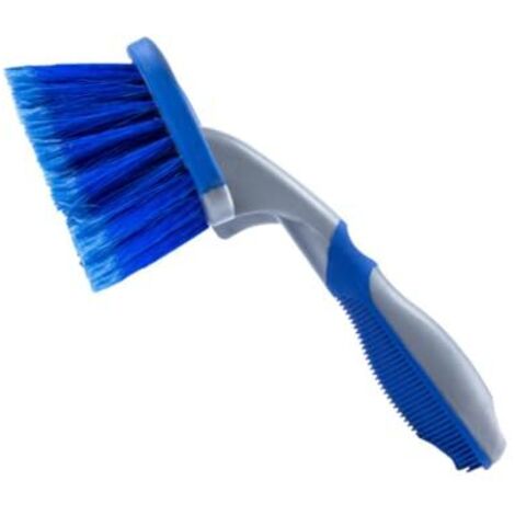 Kit de brosses professionnelles pour pneus de voiture en 3 pièces, ensemble de brosses pour le nettoyage des roues, adapté au nettoyage de détail à manche court et à longue distance.