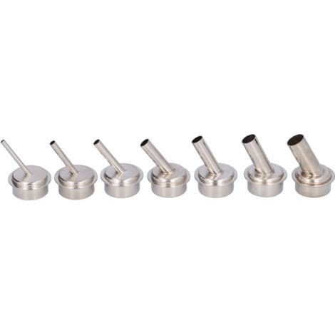 Kit de buses de pistolet à Air chaud Oblique, 7 pièces, pour Station de dessoudage à souder 861, accessoires