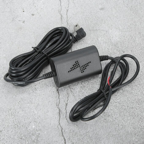 Kit de Câblage pour Caméra de Tableau de Bord 12V/24V vers 5V 2.5A USB Mini Angle Gauche pour Surveillance Stationnement