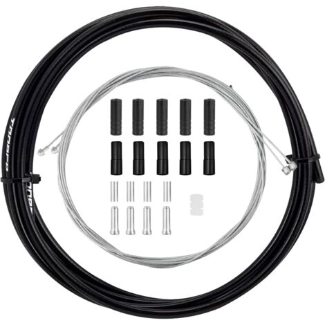 Kit de câbles de changement de vitesse pour vélo, câbles de transmission et gaines, câble de dérailleur, gaine de câble de vélo, kit de remplacement pour vélo de route et VTT.