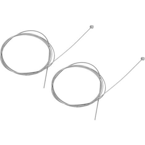 Kit de Câbles de Frein Vélo en Acier Inoxydable - Jeu de 2 Pièces de Rechange