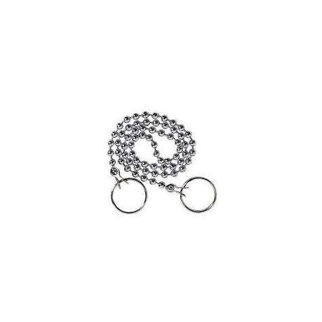 Kit de cadena de 1M con 4 anillos y 4 cierres