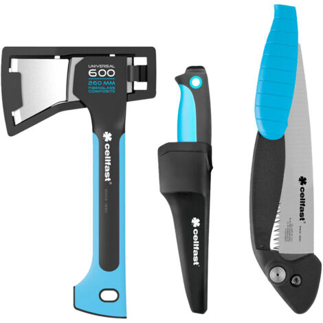 Kit de camping 3 herramientas de corte cellfast