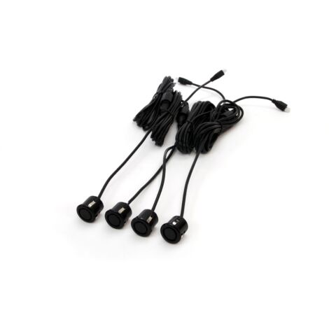 Kit de capteurs de stationnement TFT01 4,3" avec caméra LED HD-305, 4 capteurs, noir, « GOLD »