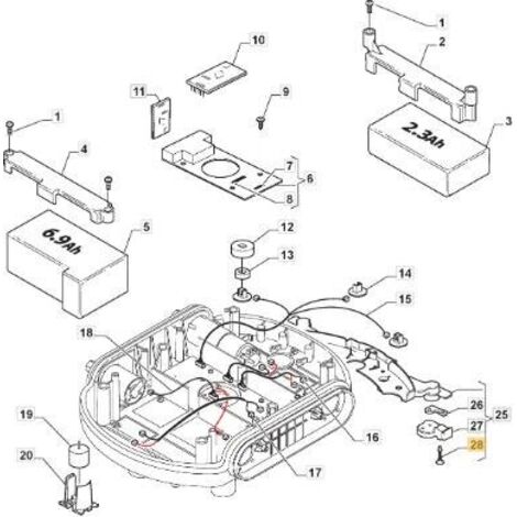 KIT DE CAPTEURS STIGA V ORIGINAL - 1126-1068-01