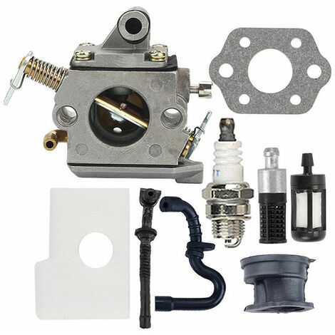 Kit de carburador C1Q-S57B para motosierra Stihl MS180/MS170/MS 170C/MS 180C/017/018 reemplaza C1Q-S57A 1130120 0603 con junta de bujía de filtro de aire