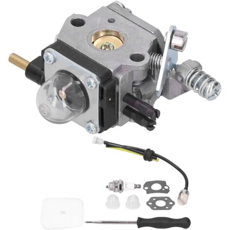 Kit de carburador de aluminio para herramientas de jardín - C1U-K54A/K54 C1U-K27B 7222 7222E 7222M - con manguera de combustible y kit de 9 piezas